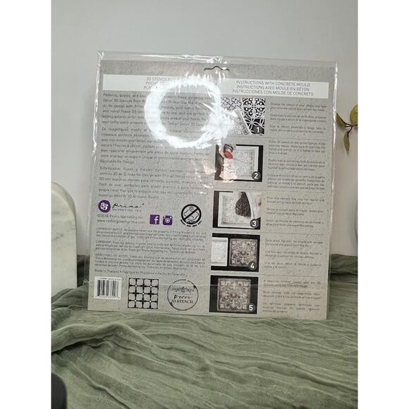 Grand Palace ReDesign with Prima 3D Decor Stencil - Picture 2 of 2